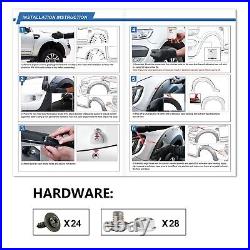 Wide Wheel Arches Extensions Fender Flares for Ford Ranger T6 2012-2014 Body Kit