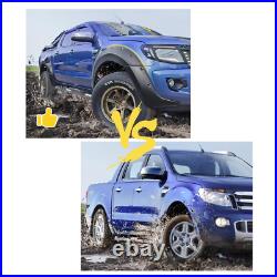 Wide Wheel Arches Extensions Fender Flares for Ford Ranger T6 2012-2014 Body Kit