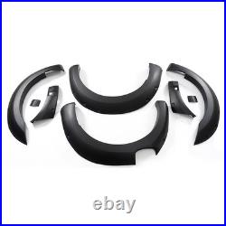 Wide Wheel Arches Fender Flares Body Kit 6Pcs Black For Ford Ranger T8 2019-2022