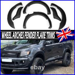Wide Wheel Arches Fender Flares Body Kit Black For 12-2015 Ford Ranger T6 New Wide Wheel Arches Fender Flares Body Kit Black For 12-2015 Ford Ranger T6 New