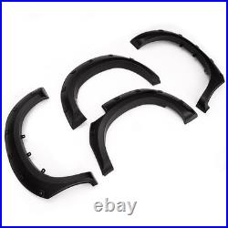 Wide Wheel Arches Fender Flares Body Kit Black For 2005-2014 Toyota Hilux Vigo