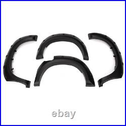 Wide Wheel Arches Fender Flares Body Kit For 2005-2014 Toyota Hilux Vigo Black