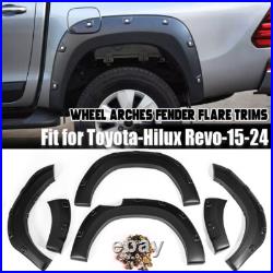 Wide Wheel Arches Fender Flares Body Kit For Nissan Navara D23 Np300 14-20 Black
