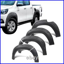 Wide Wheel Arches Fender Flares Body Kit For Toyota Hilux 2015-2017 Double Cab