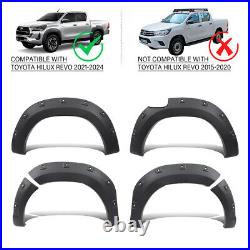 Wide Wheel Arches Fender Flares Body Kit For Toyota Hilux 2021-2024 Invincible