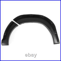 Wide Wheel Arches Fender Flares Kit Matte Black For Toyota Hilux Revo 2015-2019