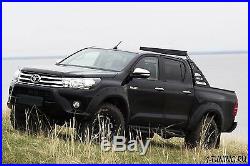 Wide Wheel Fender Flares Arch Body Kit Door Moulding Mud Guard Toyota Hilux 2015