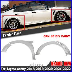 YOFER For Toyota Camry SE XSE 2018-2022 Fender Flares Cover Kit 8pcs Unpainted